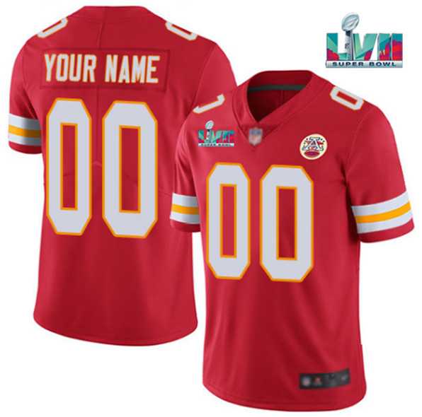 Men & Women & Youth Kansas City Chiefs Custom Red Super Bowl LVII Patch Vapor Untouchable Limited Stitched Jersey,We sell and wholesale Men & Women & Youth Kansas City Chiefs Custom Red Super Bowl LVII Patch Vapor Untouchable Limited Stitched Jersey on line form chian!